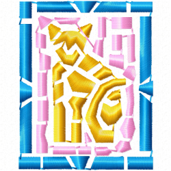 Mosaic Tiles Embroidery Design 4 Mosaic Tiles Embroidery Design 4
